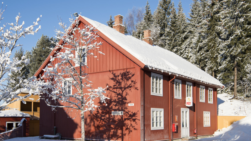 Foto av Postgården (vinter)