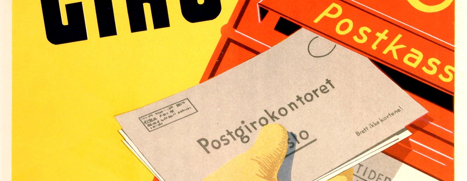 Plakat fra Postmuseet Maihaugen, Lillehammer